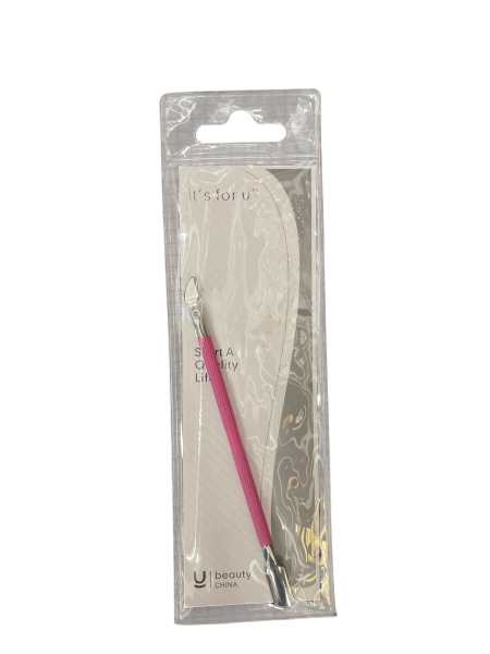 أداة دفع وتنظيف الجلد الميت حول الأظافر (Cuticle Pusher & Scraper)